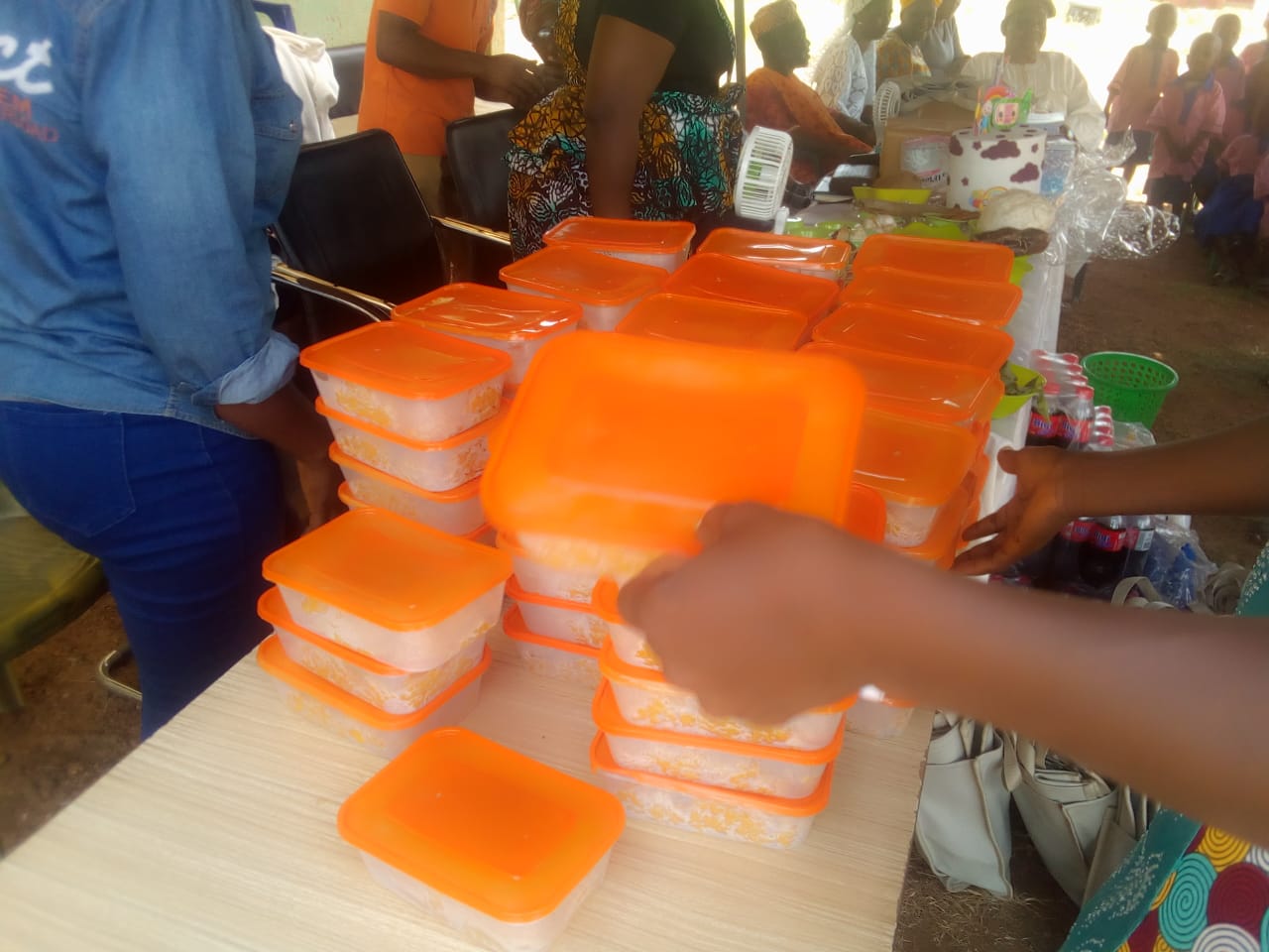 Charity feeding program in Ado Ekiti Nigeria